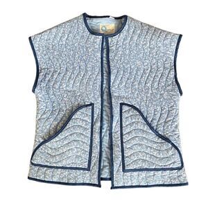 Vintage Quilts Ltd. San Francisco Quilted Quilt Vest Small